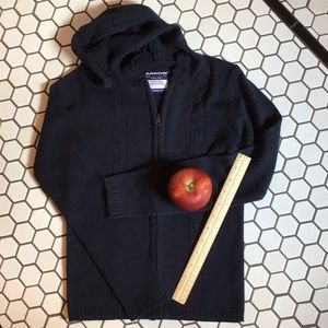 Arrow Navy Schoolwear Zip up Sweater